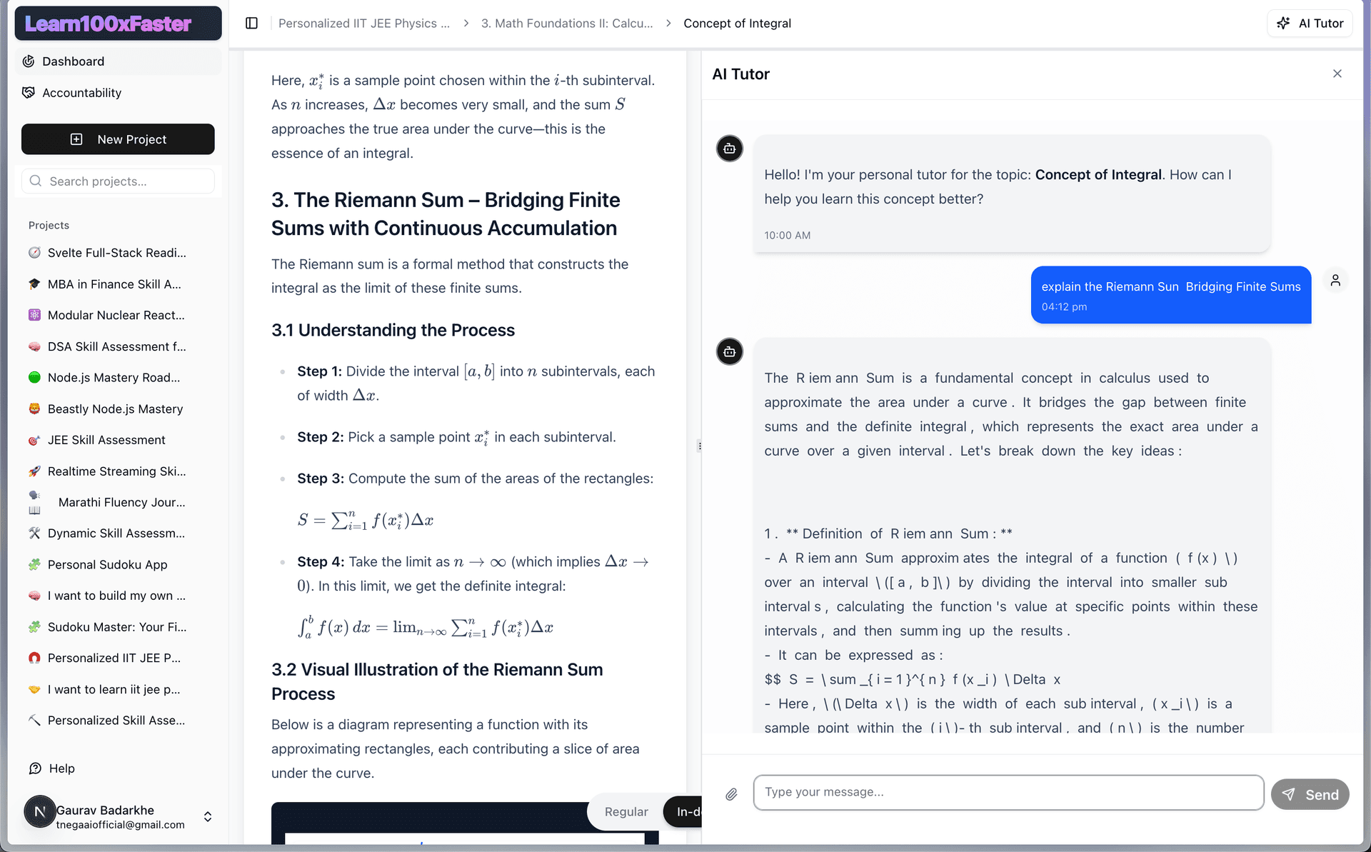 AI Tutor Chat — Always On